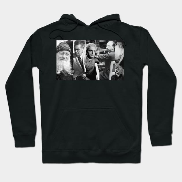 20th Century Avant Garde Composers Hoodie by innerspaceboy